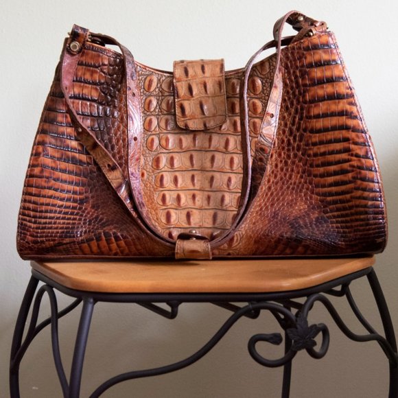 Brahmin Handbags - Classic Brahmin Pecan purse with matching wallet